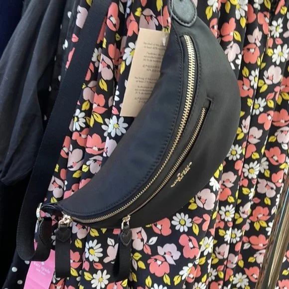 Kate Spade Chelsea Nylon Belt Bag Fanny Pack Black - Picture 16 of 16